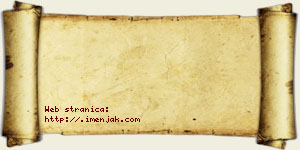 Gustav Rnić vizit kartica